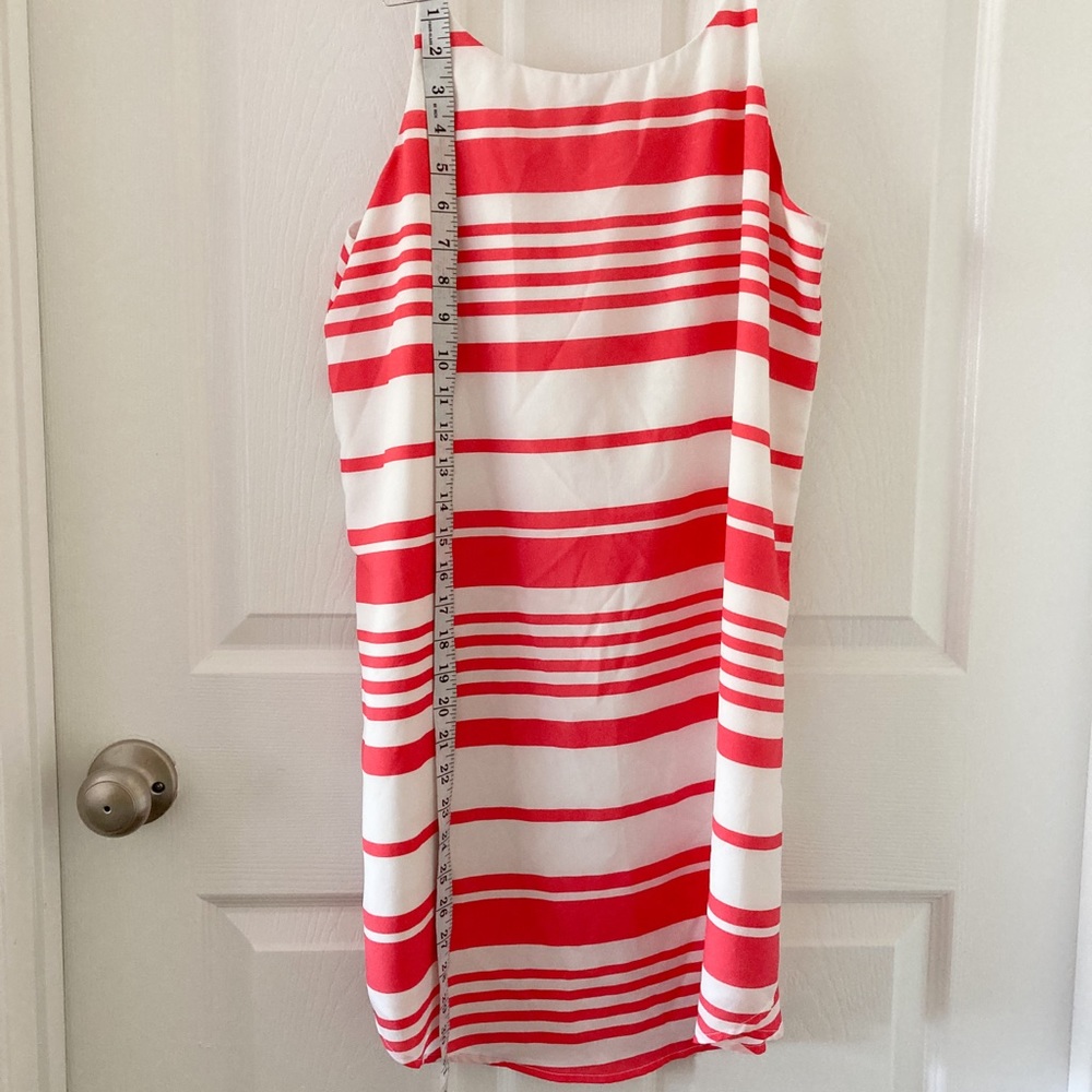 Pink Candy Stripe Spaghetti Strap Dress